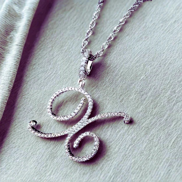Custom Cursive A-Z Initial Letter Necklace Polair™