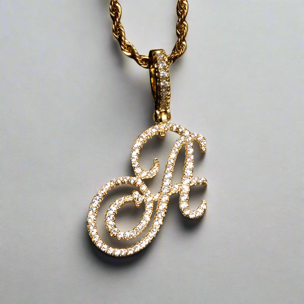 Custom Cursive A-Z Initial Letter Necklace Polair™
