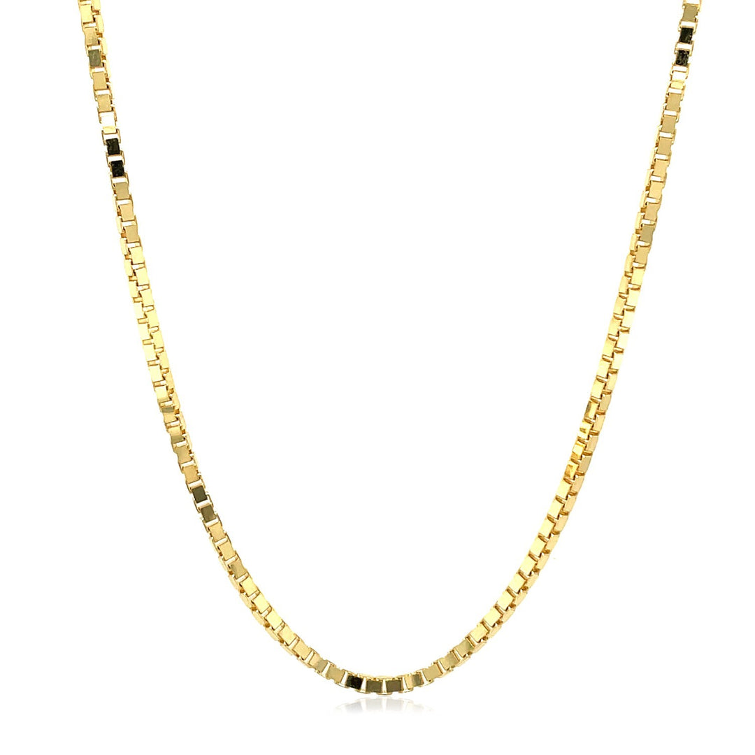 1.6mm 14K Yellow Gold Classic Box Chain Polair