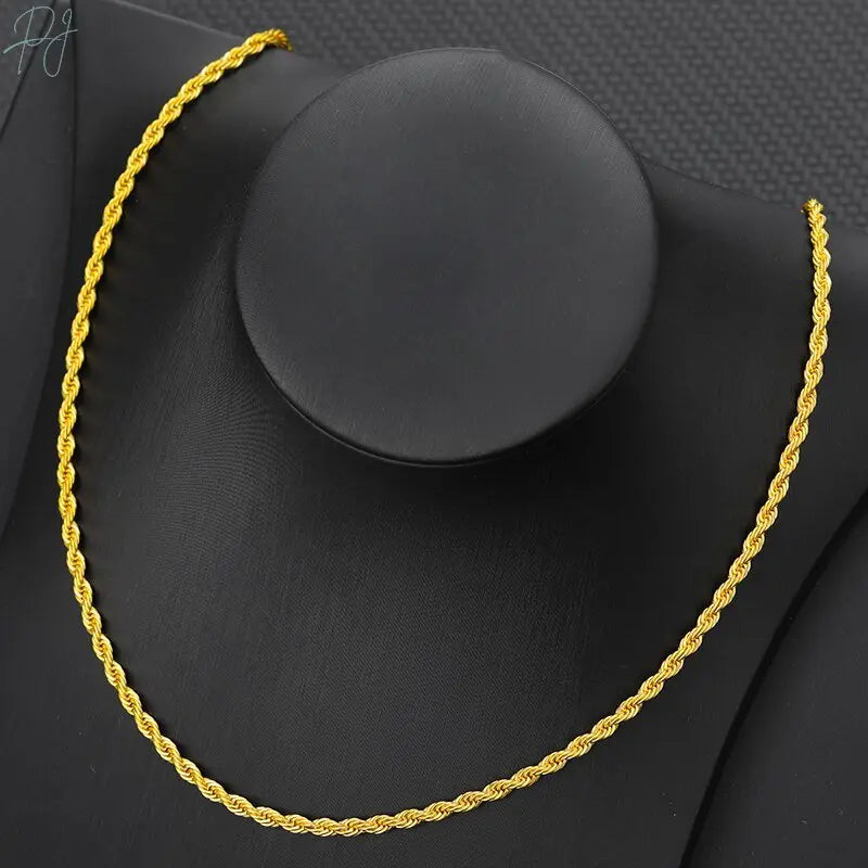 Polair Twist Chain Fashion Necklace For Men/Women Polair