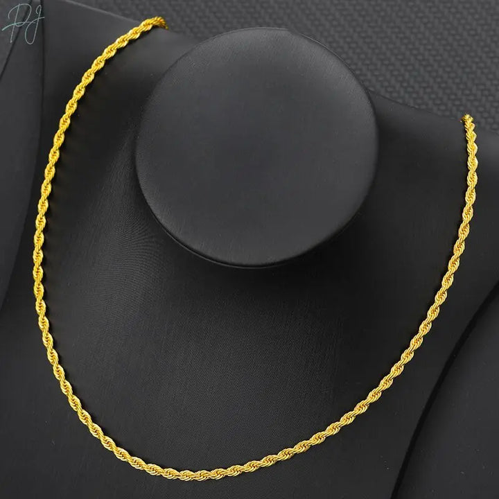Polair Twist Chain Fashion Necklace For Men/Women Polair