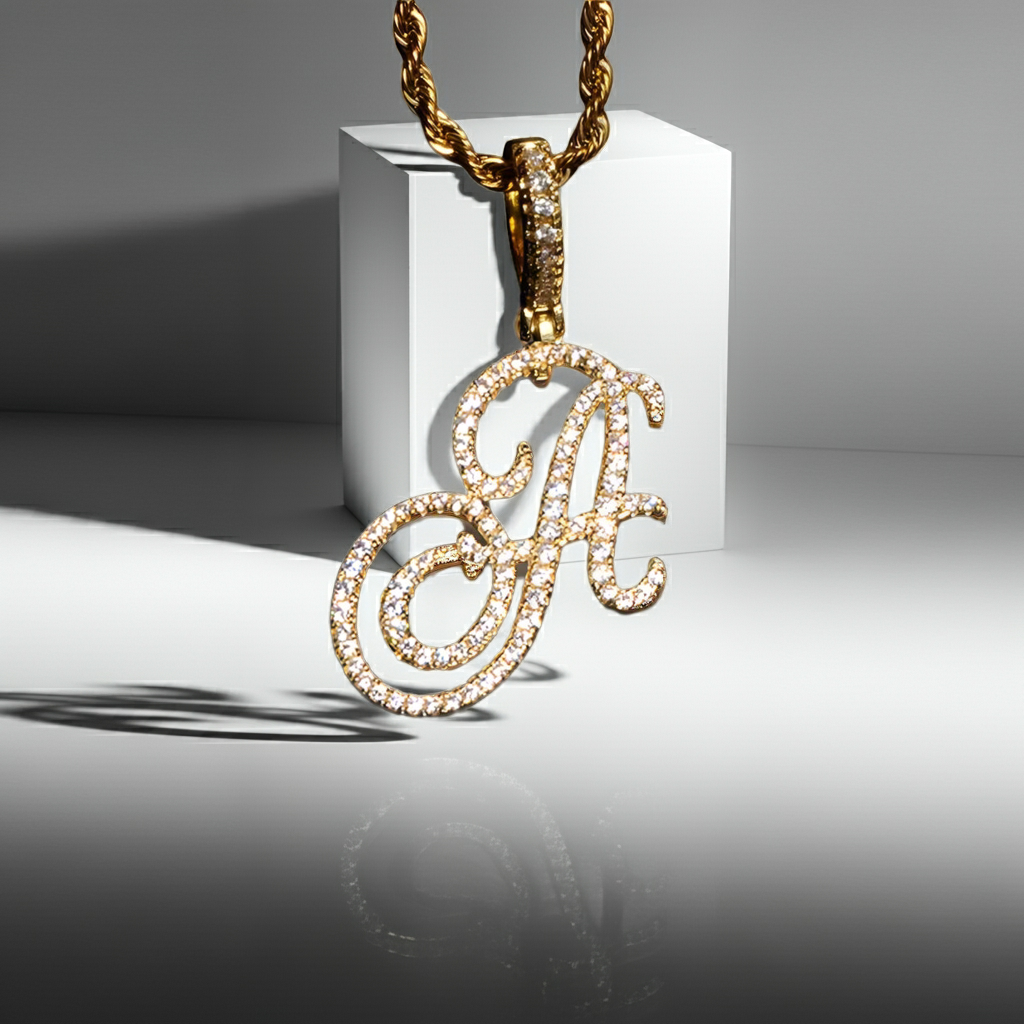 Custom Cursive A-Z Initial Letter Necklace Polair™