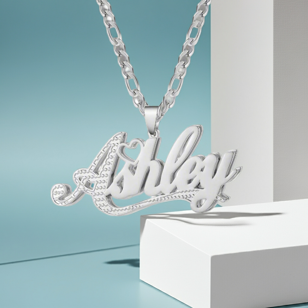 Custom 18k Gold Plated Name Necklace Polair™